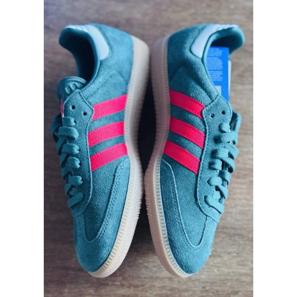Men’s Size 8.5 adidas Samba OG FIFA World Cup Portugal Green Red IH6829 NIB
